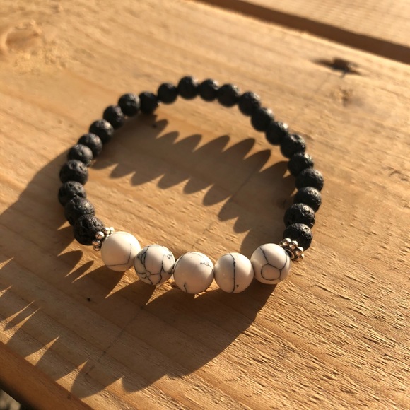 Three Lava Bead Bracelets - Picture 2 of 4